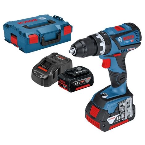 Perceuse visseuse GSB 18V-60 C BOSCH - batterie 2x5.0Ah + Procore 18V 4.0Ah - 0615990K7N