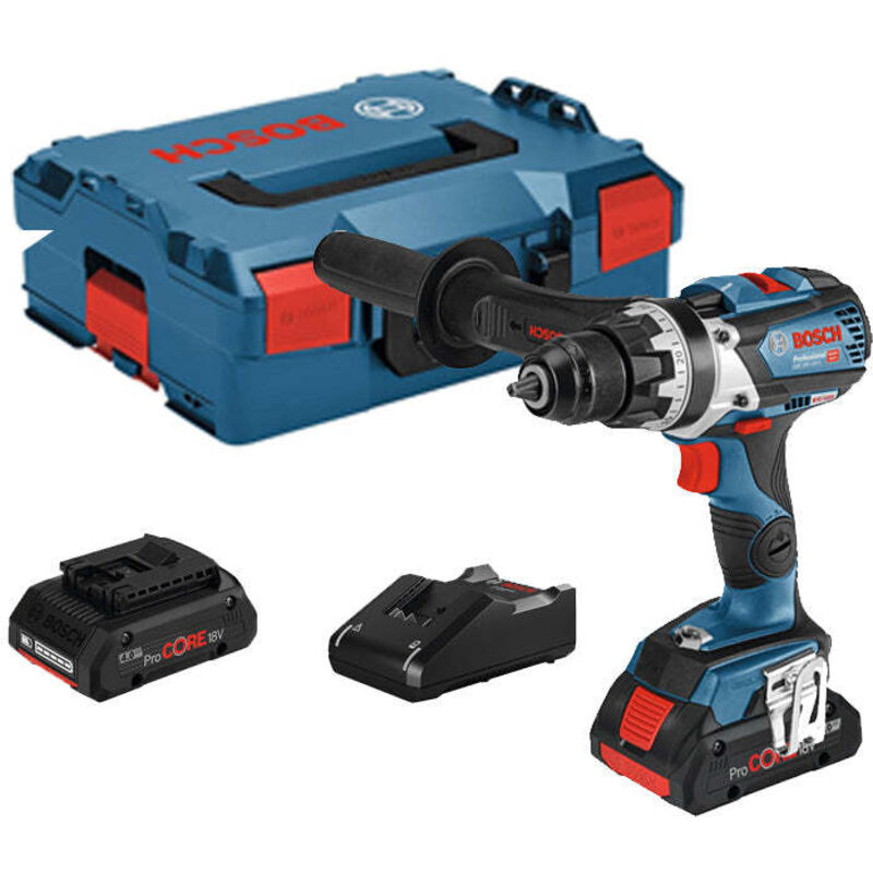 Perceuse visseuse GSR 18V 110 C BOSCH 2 batt.4.0 Ah + Boxx 06019G010A