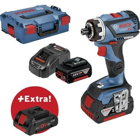 Perceuse visseuse GSR 18V-60 FC BOSCH - batterie 2x5.0Ah + Procore 18V 4.0Ah - 0615990K7K