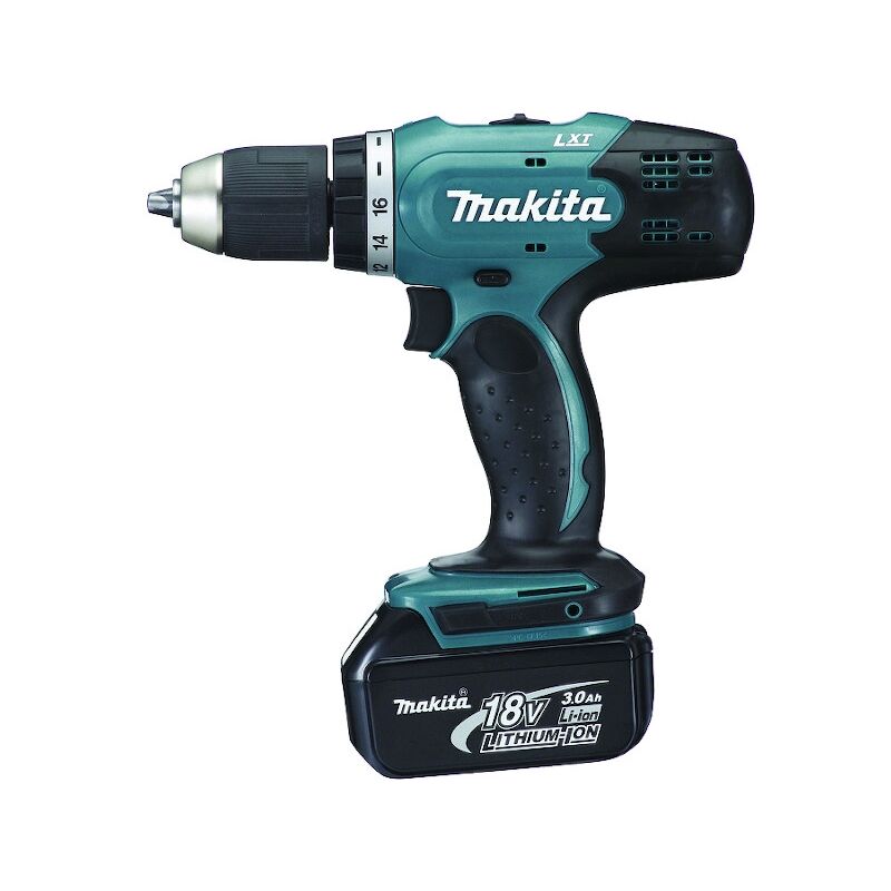 Perceuse-visseuse sans fil 18V 2 batteries 3AH 42NM DDF453SFE coffret - MAKITA