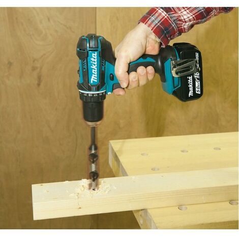 Perceuse visseuse MAKITA 18V Li-Ion 4.0Ah - 2 Batteries, chargeur, en coffret - DDF482RMJ
