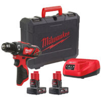 Perceuse Visseuse MILWAUKEE 12V 2 Vitesses 4Ah Red Lithium M12 BDD-402C - 4933441925