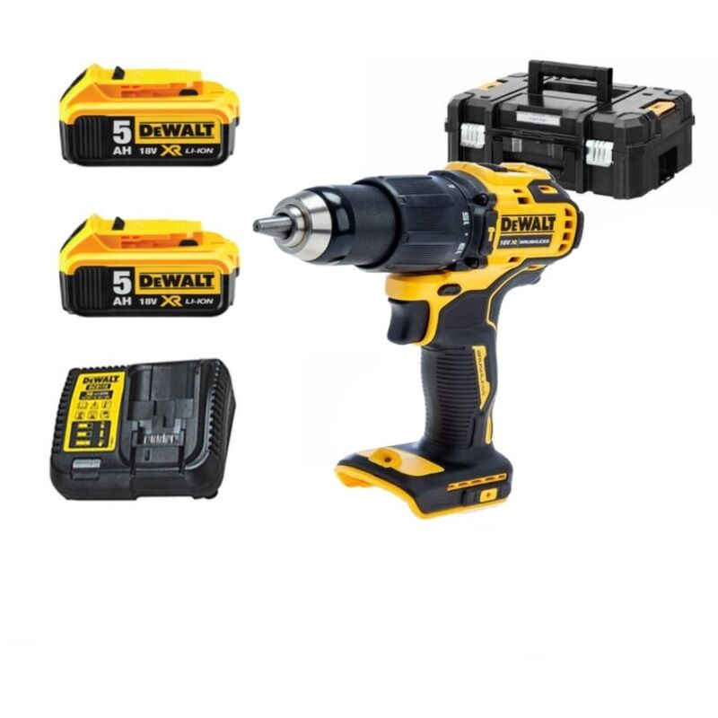 Perceuse visseuse à percussion compacte xr Dewalt 18v DCD709P2T - vue 2