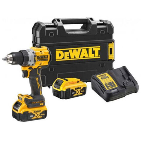 Perceuse visseuse percussion compacte XR DEWALT DCD805P2LRT-QW 18V 2X5Ah Li-Ion Brushless - lanière de sécurité