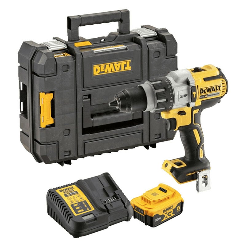 Dewalt DCD996P1-QW Perceuse à percussion 18V XRP (1x5,0 Ah) en coffret TSTAK