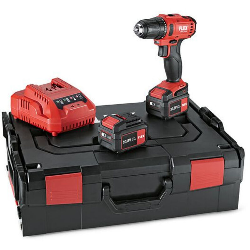 Coffret visseuse/perceuse dd 2G 10.8-LD - 10,8V - 17/34 Nm Flex