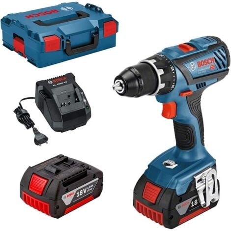 Perceuse-visseuse sans fil 18V 2 batteries 3Ah 63nm GSR 18V-28 L-BOXX X MY36 - BOSCH