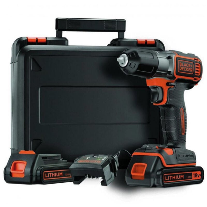Black&decker - Manutention des piles avec autosense 2x18v asd184kb-qw
