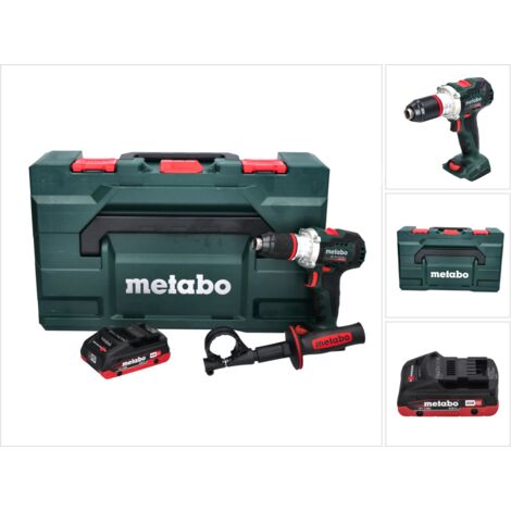 Perceuse-visseuse sans fil 18V – Couple 130Nm – 1x batterie 4.0Ah – Coffret metaBOX – Mode d'impulsion pour vissage précis