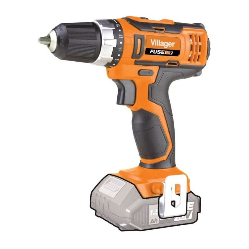 Perceuse visseuse sans fil 18V Fuse vln 3220 Villager sans chargeur ni batterie