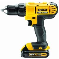 Perceuse visseuse sans fil 18V mandrin Ø13mm livrée avec 2 batteries 1.3Ah Li-Ion DEWALT DCD771C2