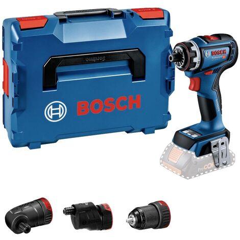 Perceuse/visseuse sans fil Bosch GSR 18V-90 FC FlexiClick 18 V avec accessoires et deux batteries