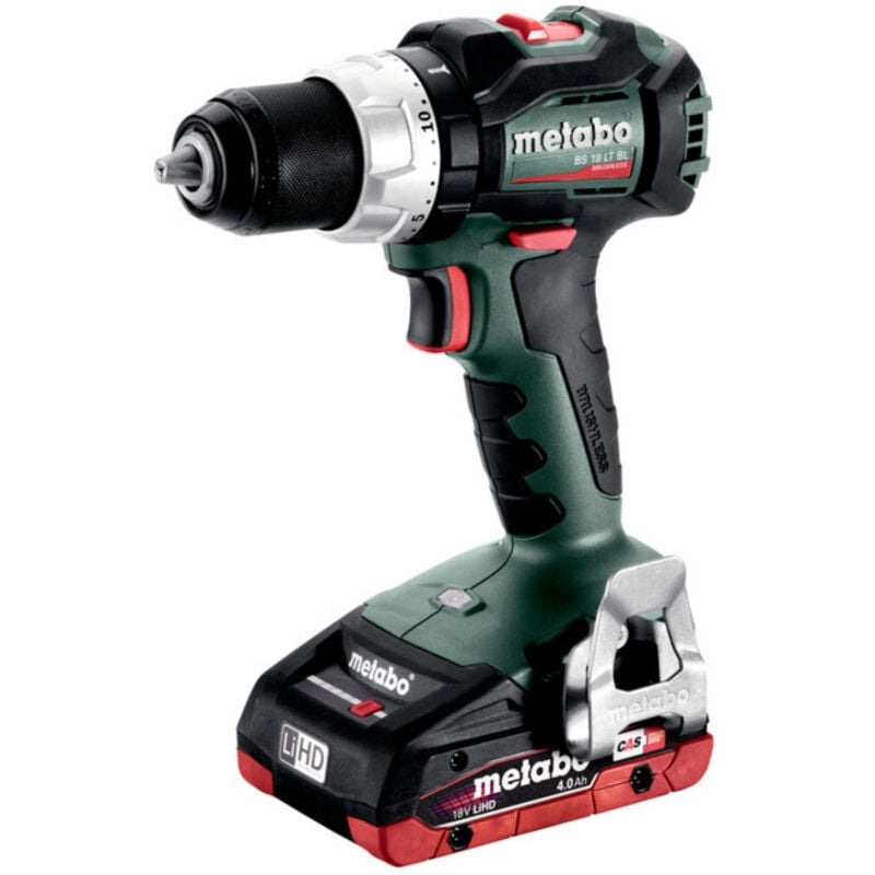 Perceuse visseuse METABO - BS 18V - LT BL 2 x 4,0 Ah LiHD, ASC 55, coffret - 602325800
