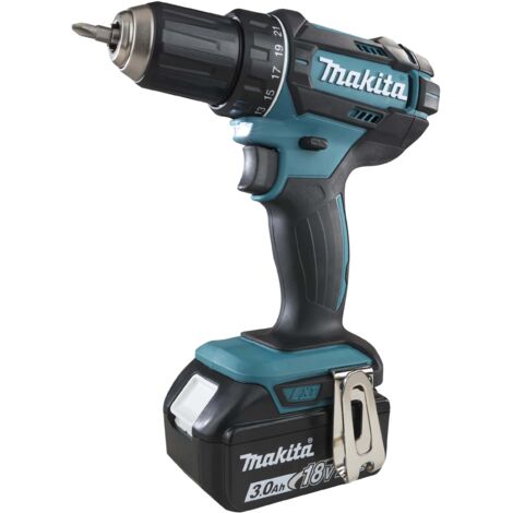 Perceuse-visseuse sans fil Makita DDF482RFJ 18 V 3 Ah Li-Ion + 2 batteries, + mallette