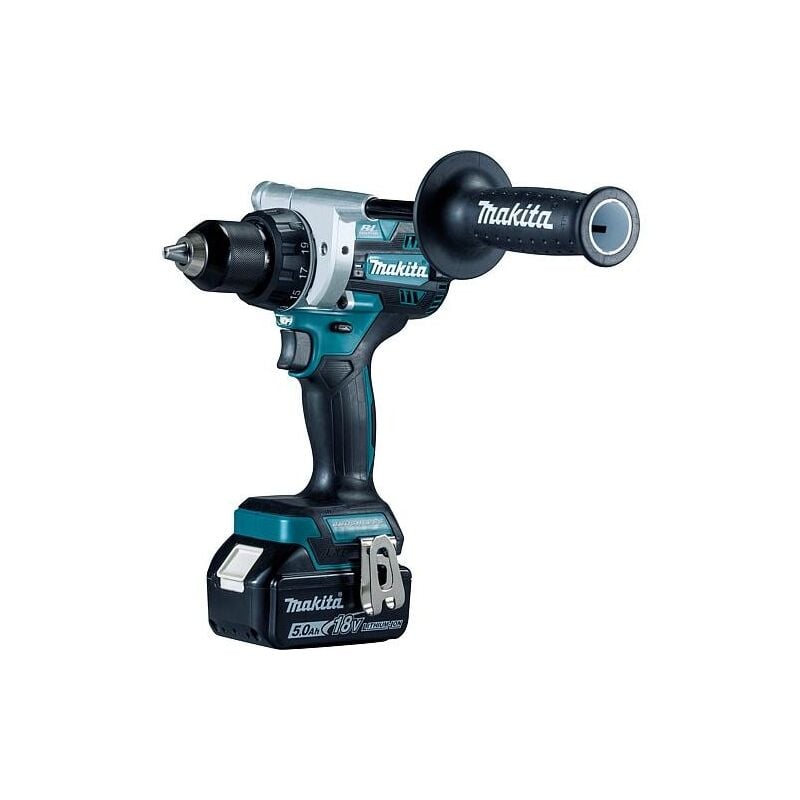 Perceuse-visseuse sans fil Makita DDF486RTJ 18V avec 2x batteries 5,0 Ah et chargeur dans makpac