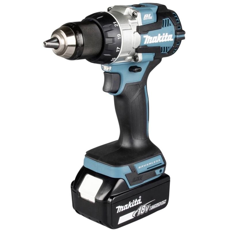 Perceuse-visseuse sans fil Makita DDF489RTJ DDF489RTJ 18 v 5.0 Ah Li-Ion brushless, + 2 batteries, + chargeur