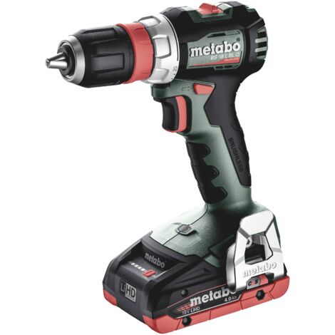 Perceuse-visseuse sans fil Metabo BS 18 L BL Q 613156800 18 V 4 Ah Li-Ion + 2 batteries, brushless, + mallette, + charg