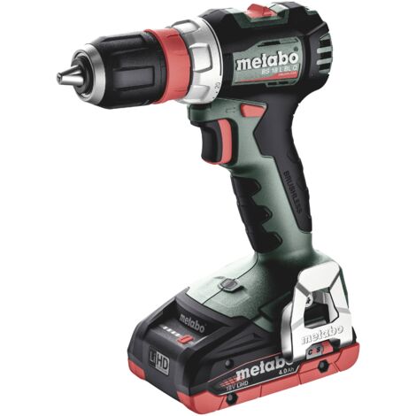 Perceuse-visseuse sans fil Metabo BS 18 L BL Q 613156800 18 V 4 Ah Li-Ion + 2 batteries, brushless, + mallette, + charg