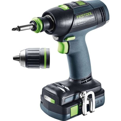 Perceuse Visseuse Sans Fil T 18 3 Li 3 1 Compact Festool 574908