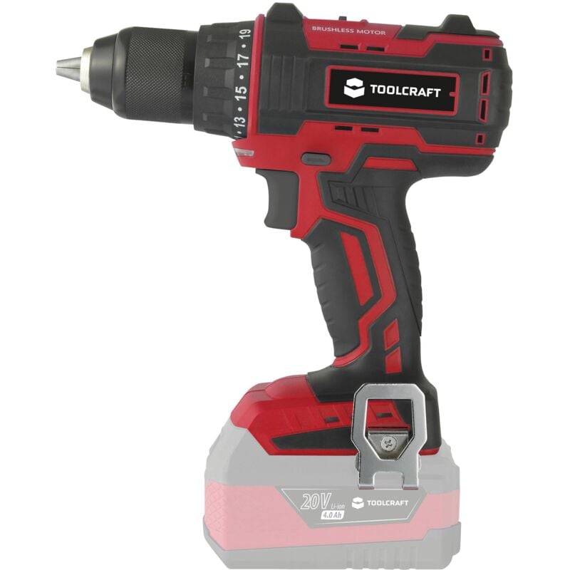 Toolcraft - Perceuse-visseuse sans fil ABS-800 TO-7427322 20 v Li-Ion brushless, sans batterie