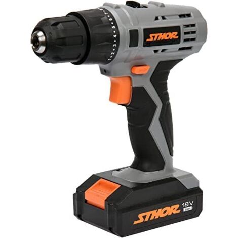 Perceuse-visseuse STHOR à batterie lithium-ion 18 V 78972