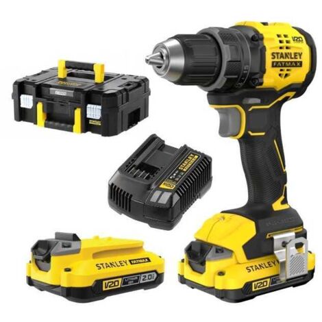 Perceuse‑visseuse STANLEY FATMAX SFMCD714D2T-QW 18V Brushless 50–60 Nm 2x2,0 Ah