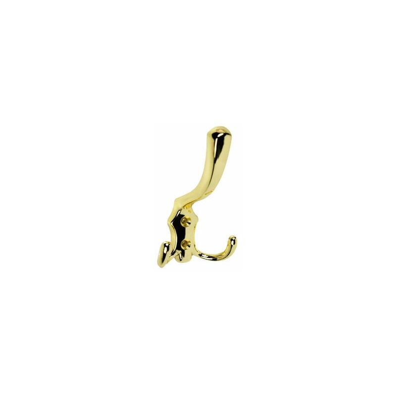 

Percha 125Mm 3 Ganchos Laton Brillo