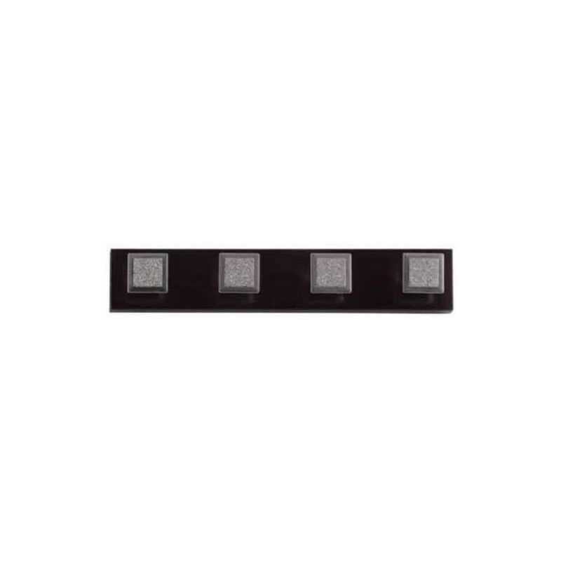 

Herdasa - Percha mod. 170 de pared moderna 4 colgadores varios colores para elegir 9 cm(alto)49 cm(ancho)4 cm(largo) Color Roble