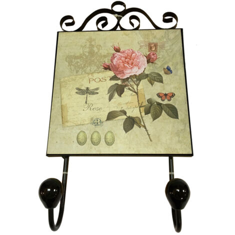 PERCHA 2 GANCHOS 36x20 CM 3684