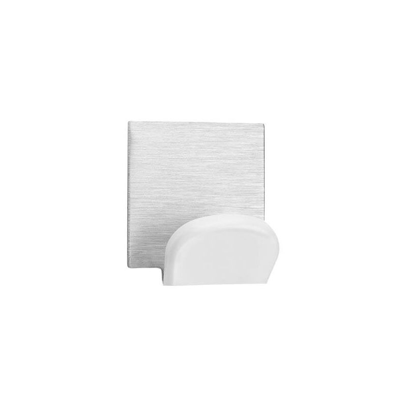

Colgador adhesivo con base de Acero inoxidable Blanco 2 unidades 2078 - Inofix