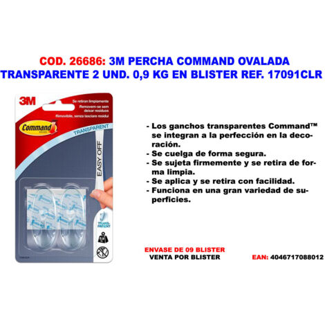 Percha adhesiva mdna trans 2u
