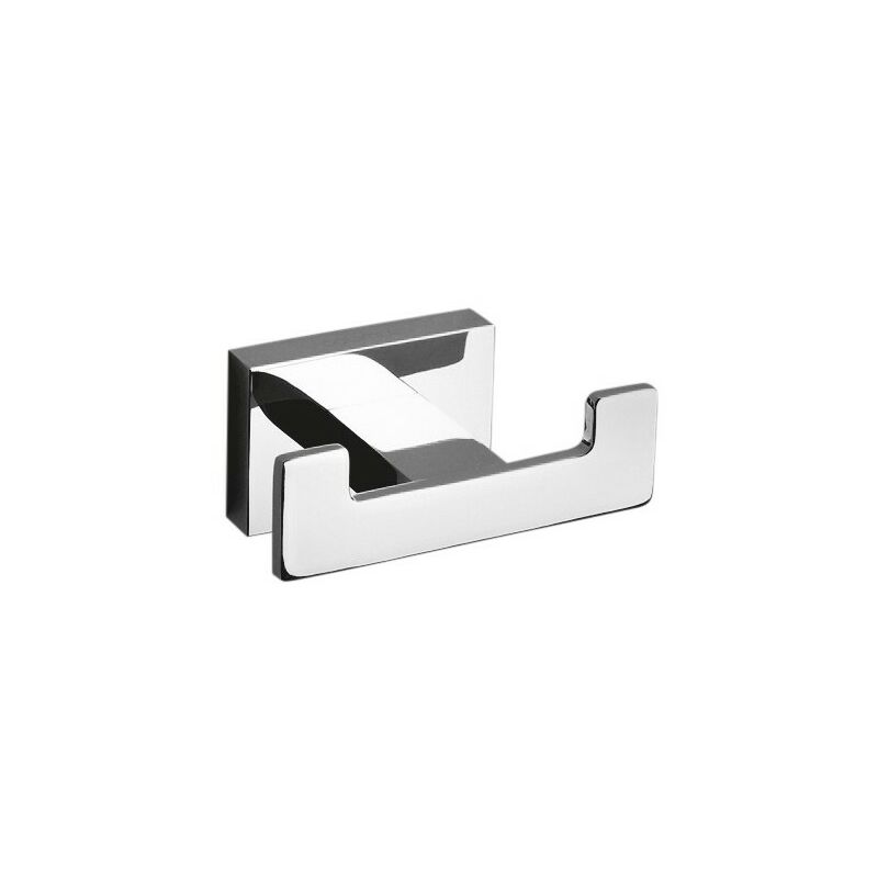 

Percha Capri , de latón cromado brillo, fijación opcional con adhesivo - CM Baños