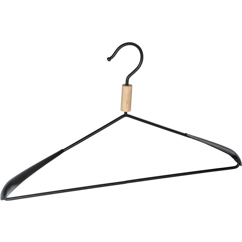 

Perchas ropero colgar ropa colgador guardarropa Clara negro - Wenko