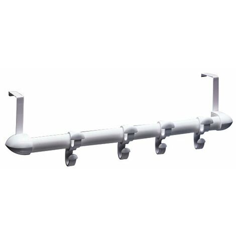 PERCHA COLGADOR P/PUERTA, BLANCO