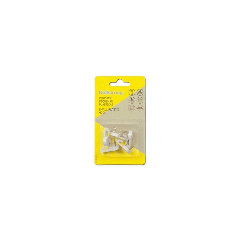 

Blist-5 percha cuelgafacil 3 clavos