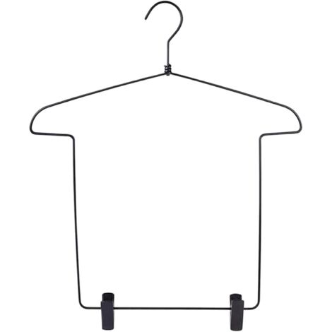 Percha de alambre con forma de cuerpo humano y pinza deslizante, resistente, ideal para tiendas de ropa, probadores y dormitorios.