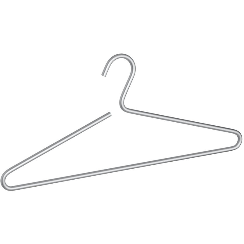 

Perchas ropero colgar ropa colgador guardarropa d'aluminio Lux plateada - Wenko