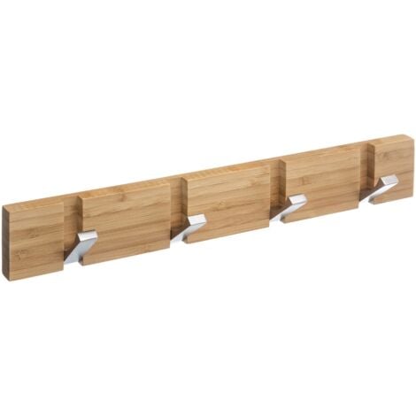 5FIVE SIMPLY SMART Percha de bambú de 4 cabezas plegables - 5five