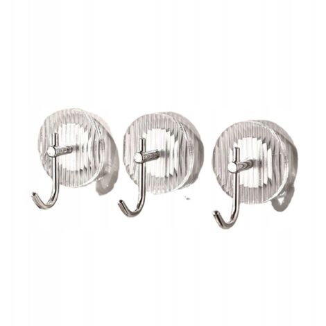 Percha de baño para toallas, ropa, metal duradero, juego de 3