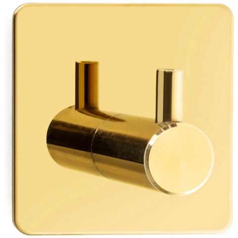 Percha de pared dorada AWD INTERIOR 1991, pegada