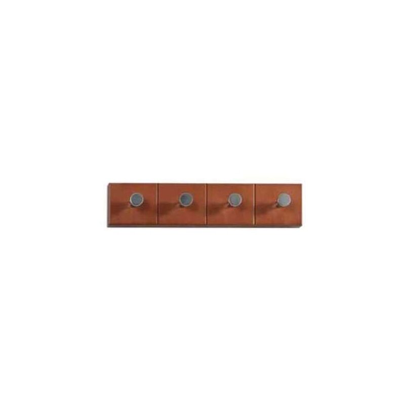 

Percha de pared mod. 248 4 colgadores varios colores a elegir 10 cm(alto)44 cm(ancho)4 cm(largo) Color VISON