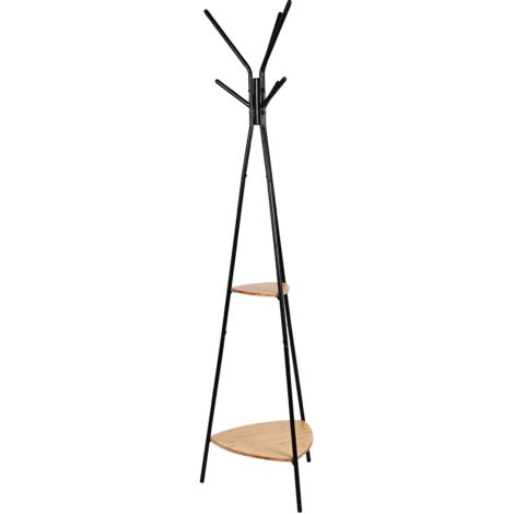 Percha de pie de bambú para ropa de pasillo 49x49x179 VW31NB Begryf