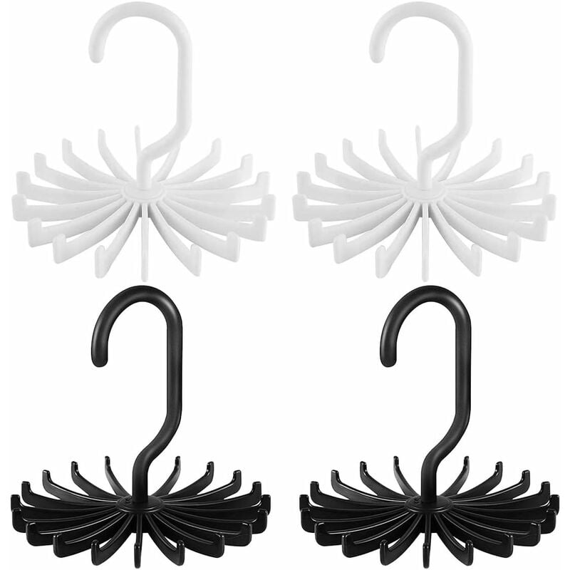 

Percha giratoria para bufandas, 4 piezas, giratoria y ajustable