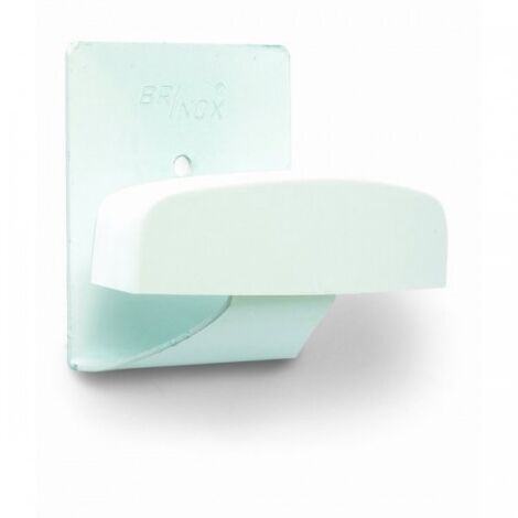 PERCHA GRANDE ACERO ADHESIVA LACADO BLANCO - BRINOX