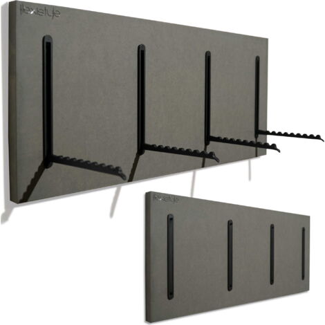 Percha gris de 25x60cm para chaquetas