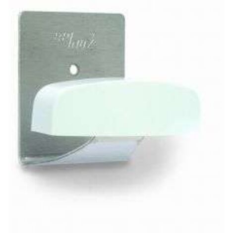 PERCHA INOX ADH. BLANCO L.2