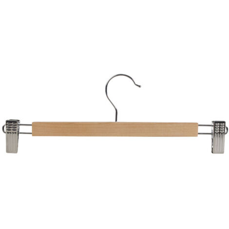 PERCHA MADERA 3UN.C/PINZAS METAL HABITEX -
