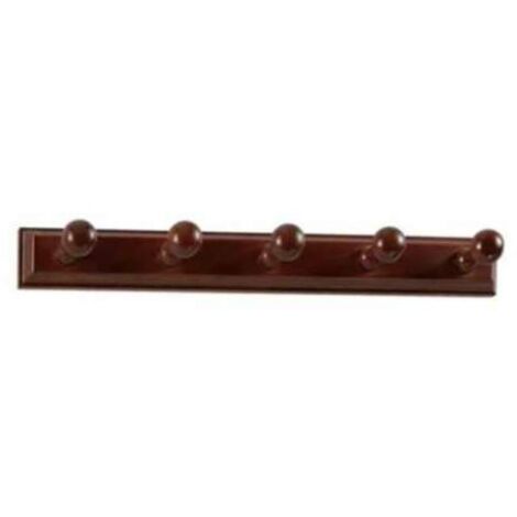 Percha mod. 135 de pared clasica 5 colgadores varios colores a elegir 7 cm(alto)62 cm(ancho)9 cm(largo) Color Visón