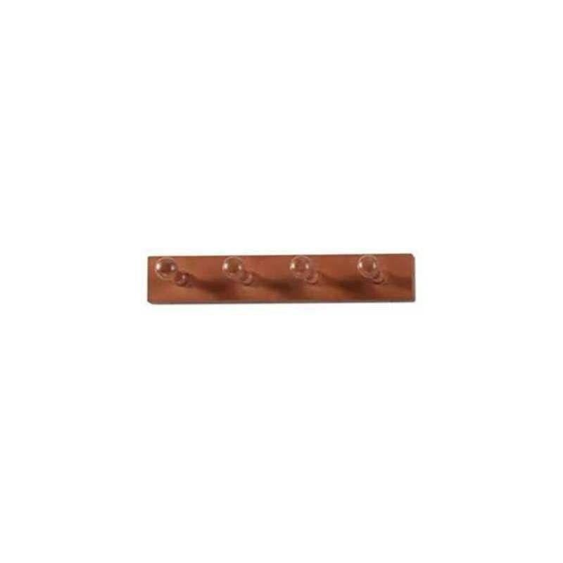 

Percha mod. 158 de pared clasica rectangular 4 colgadores varios colores a escoger 9 cm(alto)52 cm(ancho)8 cm(largo) Color ROJO