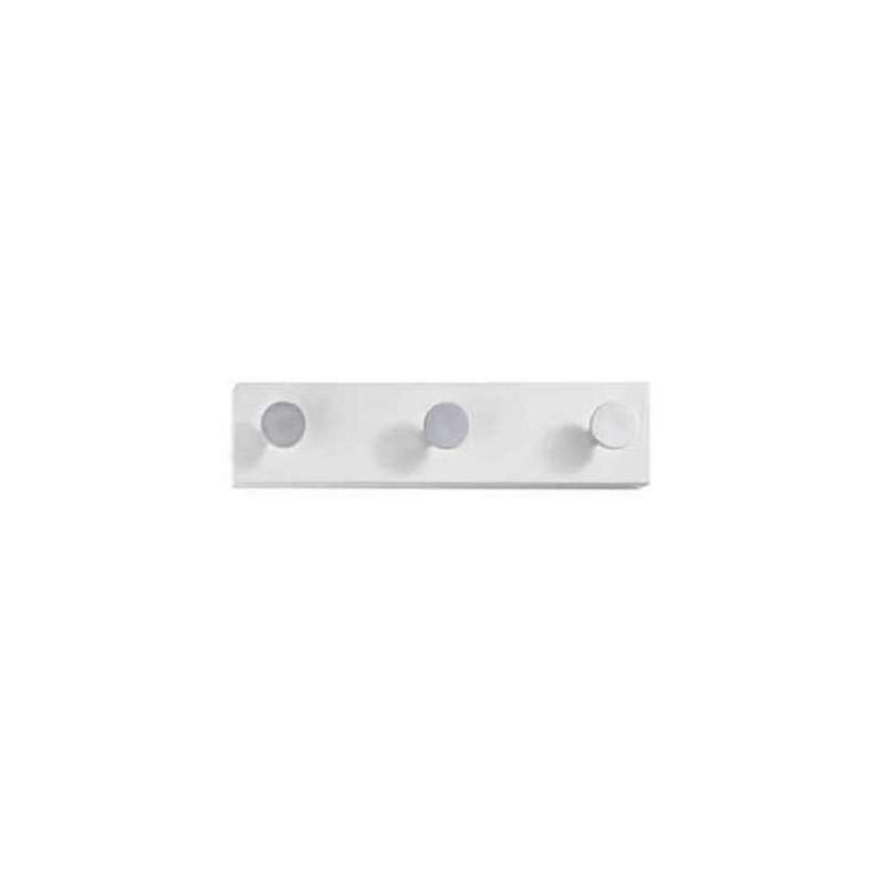 

Percha mod. 183 de pared moderna 3 colgadores 3 colores a elegir 9 cm(alto)36 cm(ancho)3 cm(largo) Color NOGAL